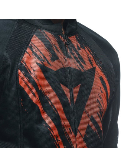 CHAQUETA DAINESE HEROSPHERE AIR TEX BLACK-RED TARMAC