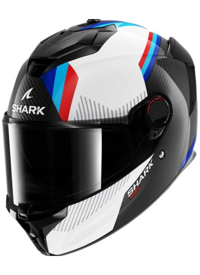 CASCO SHARK SPARTAN GT PRO DOKHTA CARBON WHITE BLUE-1