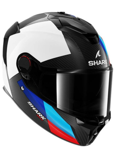 CASCO SHARK SPARTAN GT PRO DOKHTA CARBON WHITE BLUE-2