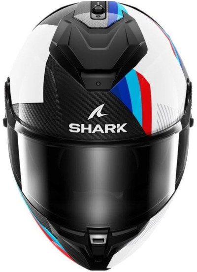 CASCO SHARK SPARTAN GT PRO DOKHTA CARBON WHITE BLUE-3