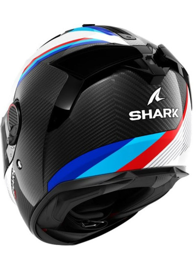 CASCO SHARK SPARTAN GT PRO DOKHTA CARBON WHITE BLUE-4