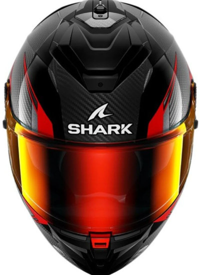 CASCO SHARK SPARTAN GT PRO KULTRAM CARBON BLACK RED-2