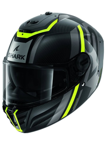 CASCO SHARK SPARTAN RS CARBON SHAWN CARBONO FLUOR-1