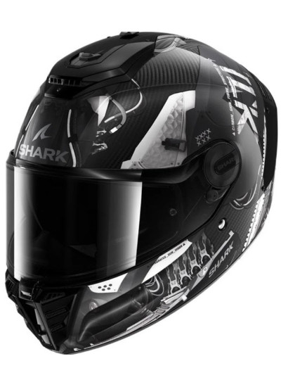 CASCO SHARK SPARTAN RS XBOT CARBON ANTHRACITE SILVER-1