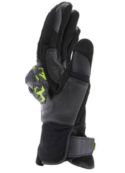 GUANTES DAINESE X-RIDE 2 ERGO-TEK-NEGRO-AMARILLO-2