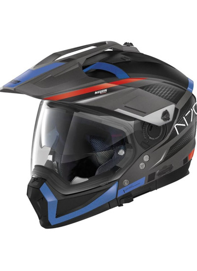 CASCO NOLAN N70-2 X EARTHQUAKE N-COM FLAT LAVA GREY-AZUL-RED-1