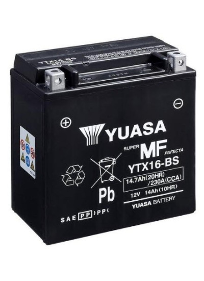 BATERÍA MOTO YUASA YTX16-BS