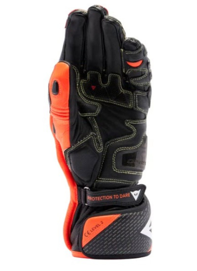 GUANTES DAINESE FULL METAL 7 NEGRO-ROJO