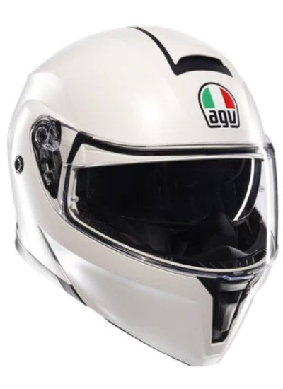 CASCO AGV STREETMODULAR E2206 - MONO MATT MATERIA WHITE