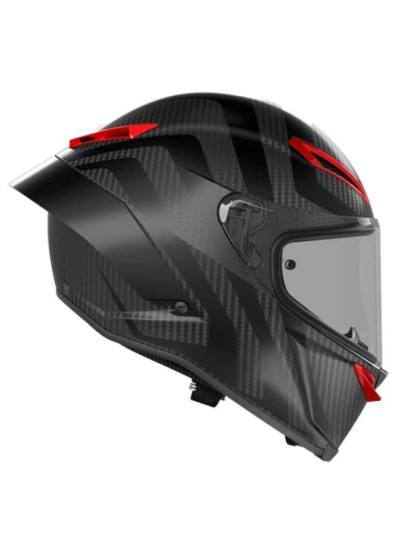 CASCO AGV PISTA GP RR INTREPIDO MATT CARBON-BLK-RED