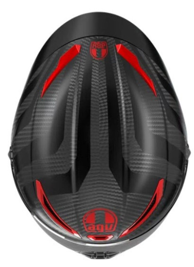 CASCO AGV PISTA GP RR INTREPIDO MATT CARBON-BLK-RED