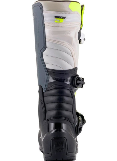 BOTAS ALPINESTARS TECH 3 BLACK-COOL GRAY-FLUORESCENT YELLOW