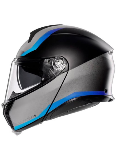 CASCO AGV TOURMODULAR STRAY MATT BLACK-GREY-BLUE