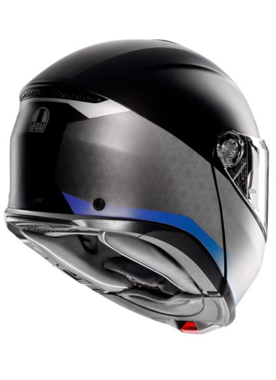 CASCO AGV TOURMODULAR STRAY MATT BLACK-GREY-BLUE