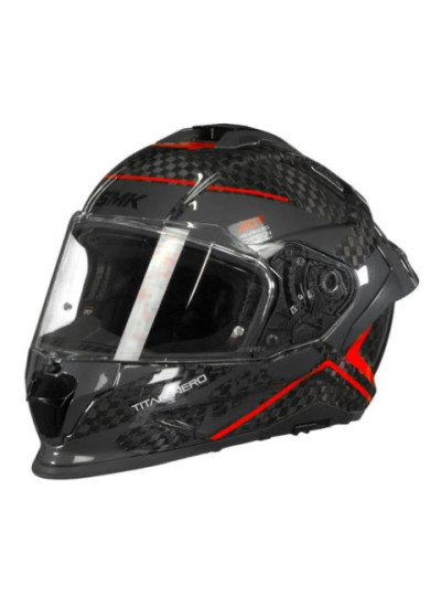 casco SMK Titan Carbon Nero Red-1