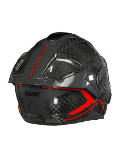 casco SMK Titan Carbon Nero Red-1