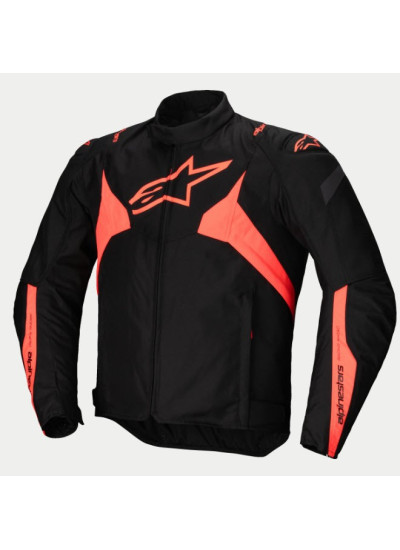 CHAQUETA ALPINESTARS T-Jaws V4 Waterproof NEGRO-ROJO-1