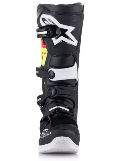 BOTA ALPINESTARS TECH 5 BLACK / FLUORESCENT RED / FLUORESCENT YELLOW