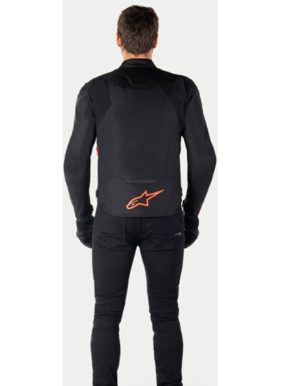 CHAQUETA ALPINESTARS T-Jaws V4 Waterproof NEGRO-ROJO-1