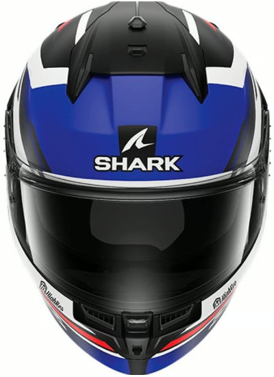 Casco SHARK D-Skwal 3 Firstlap Matt Black-Blue-Red-1