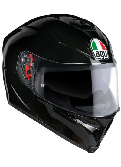 CASCO AGV K-5 S SOLID PINLOCK NEGRO BRILLO front