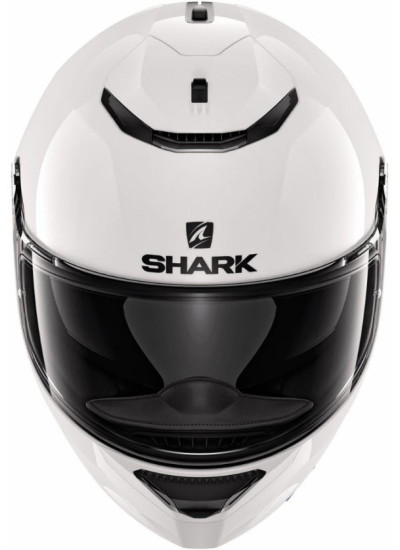 CASCO SHARK SPARTAN BLANK 1.2 front-blanco