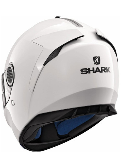 CASCO SHARK SPARTAN BLANK 1.2 back-blanco