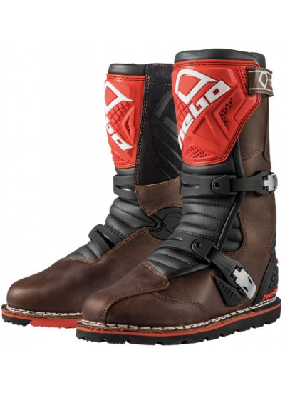 BOTA TRIAL TECHNICAL 2.0 LEATHER ROJO