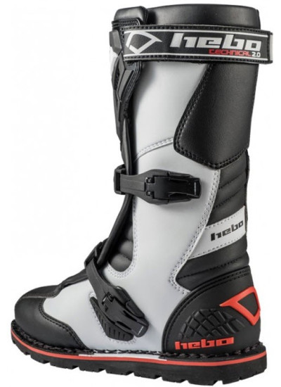 BOTA TRIAL HEBO TECHNICAL 2.0 MICRO BLANCO