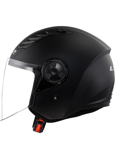 CASCO LS2 OF616 AIRFLOW II SOLID NEGRO MATE 2206