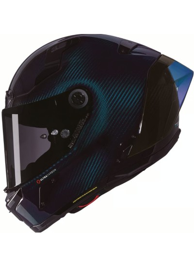 CASCO NOLAN X-804 RS ULTRA CARBON LÍQUIDO BLUE