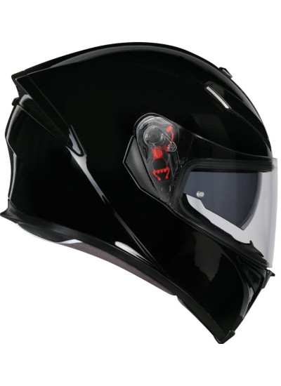 CASCO AGV K-5 S SOLID PINLOCK NEGRO BRILLO lateral