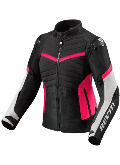 CHAQUETA REVIT ARC H2O LADIES NEGRO-FUCSIA FRONT