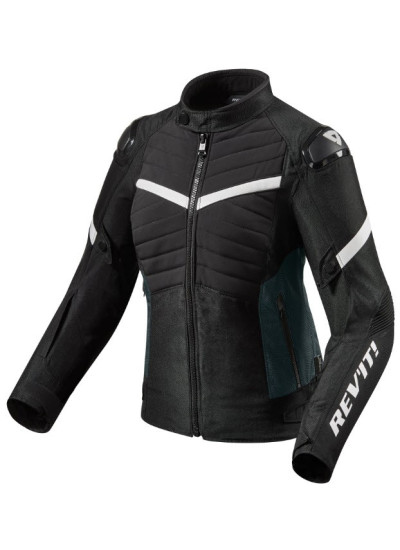 CHAQUETA REVIT ARC H2O LADIES NEGRO-BLANCO FRONT