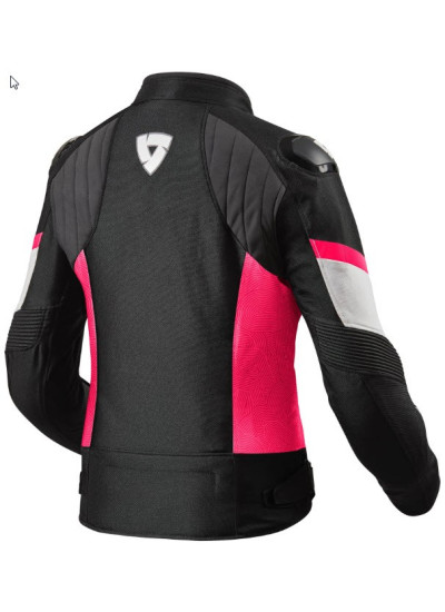 CHAQUETA REVIT ARC H2O LADIES NEGRO-FUCSIA BACK