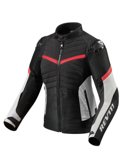 CHAQUETA REVIT ARC H2O LADIES NEGRO-ROJO 1