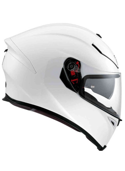 CASCO AGV K-5 S SOLID PINLOCK BLANCO PERLA lateral