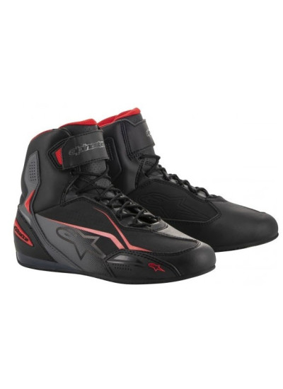 BOTAS ALPINESTARS FASTER-3 BLACK GRAY RED FLUO