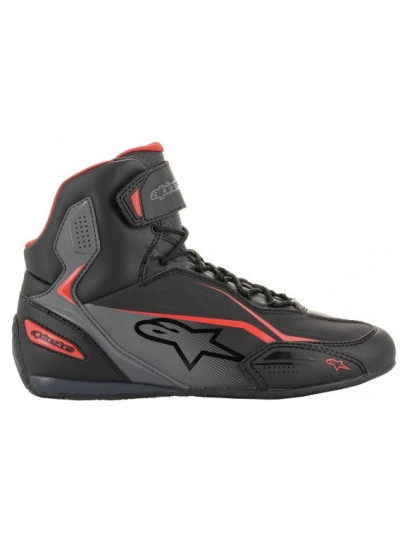 BOTAS ALPINESTARS FASTER-3 BLACK GRAY RED