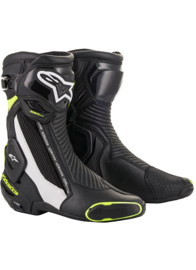 BOTAS ALPINESTARS SMX PLUS V2 NEGRO BLANCO FLUOR