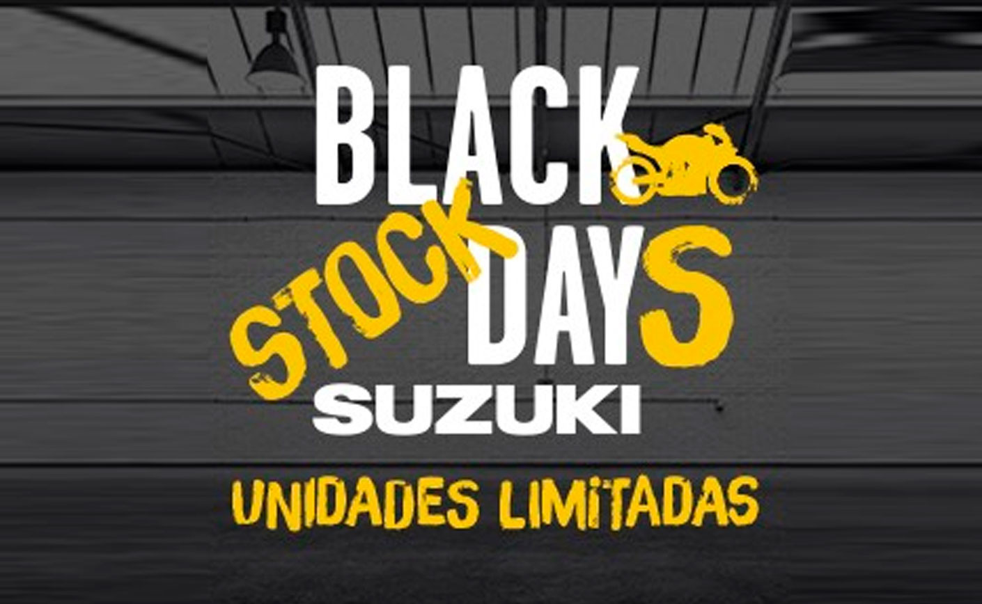 Atención a los BLACK STOCK DAYS de SUZUKI