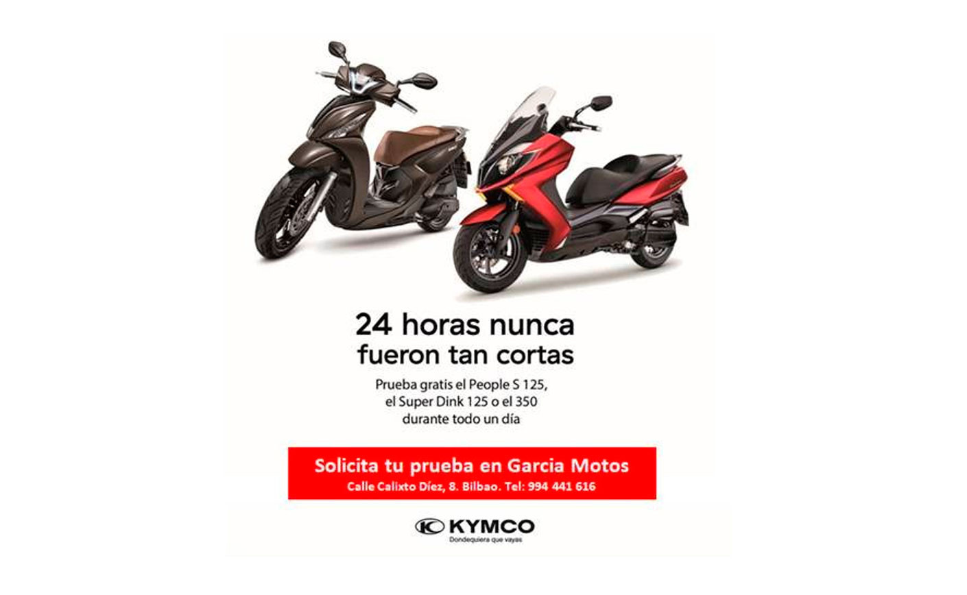 Prueba tu KYMCO todo un día