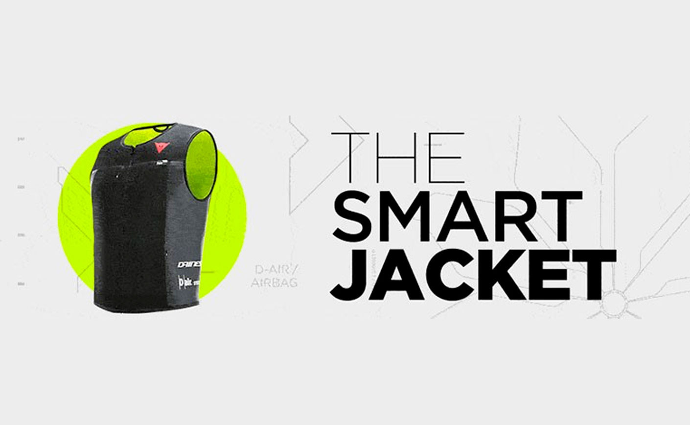 Presentamos SMART JACKET lo último de Dainese en seguridad para el motorista.