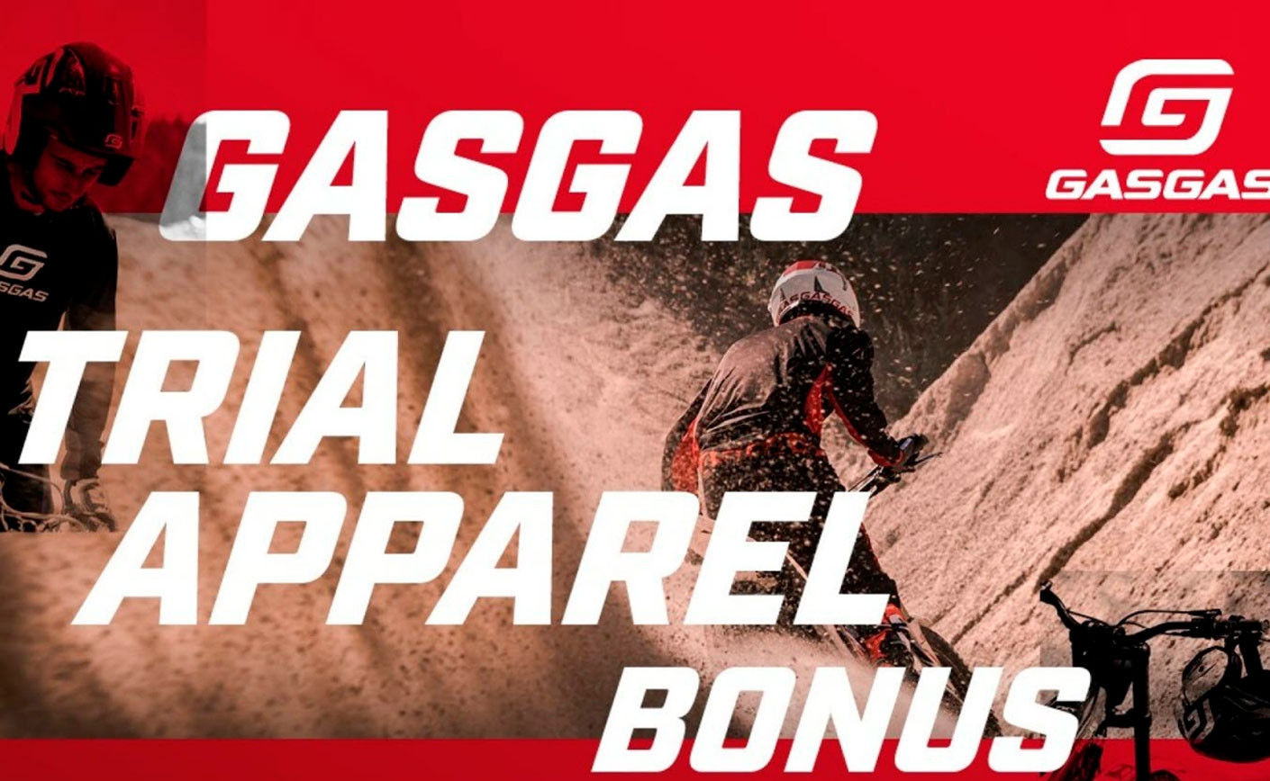 DISFRUTA DE 700 € BONUS EN EQUIPACIÓN GASGAS