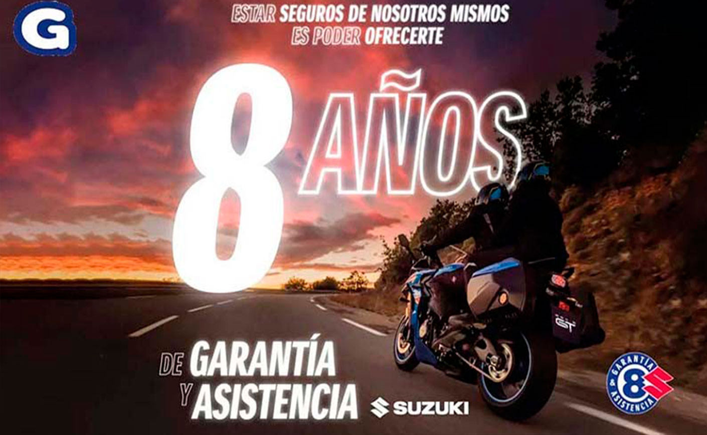 ¡Suzuki Vuelve a Sorprender al Mercado: 8 Años de Garantía y Asistencia Premium en Carretera para tu Moto!